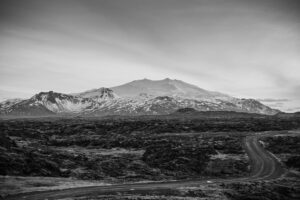 Snæfellsjökull Svart/hvít